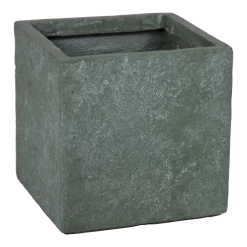 Plantenbak Arizona Cubi Cypress Wash - L23 X B23 X H23cm - Groen