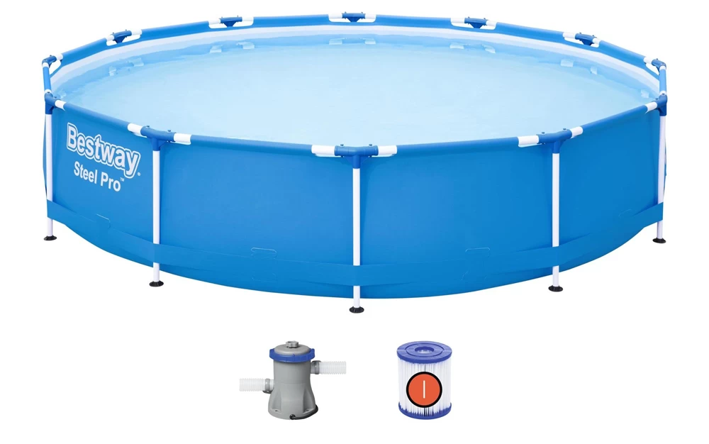 Bestway Zwembad - Steel Pro Max Incl. Filter En Pomp - U00f8366cm - Afbeelding 4