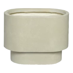 Bloempot Alexis Ovaal - L52 X B34 X H40cm - Beige