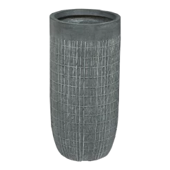 Bloempot Bryan Hoog - D34 X H63,5cm - Grijs