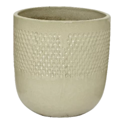Bloempot Collin - D38 X H40cm - Creme