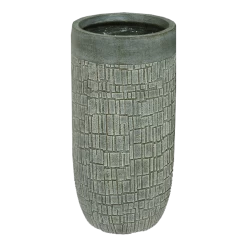 Bloempot Dean Hoog - D24 X H49cm - Groen