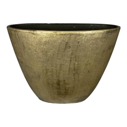 Bloempot Kos Ovaal - L49 X B21 X H37cm - Goud