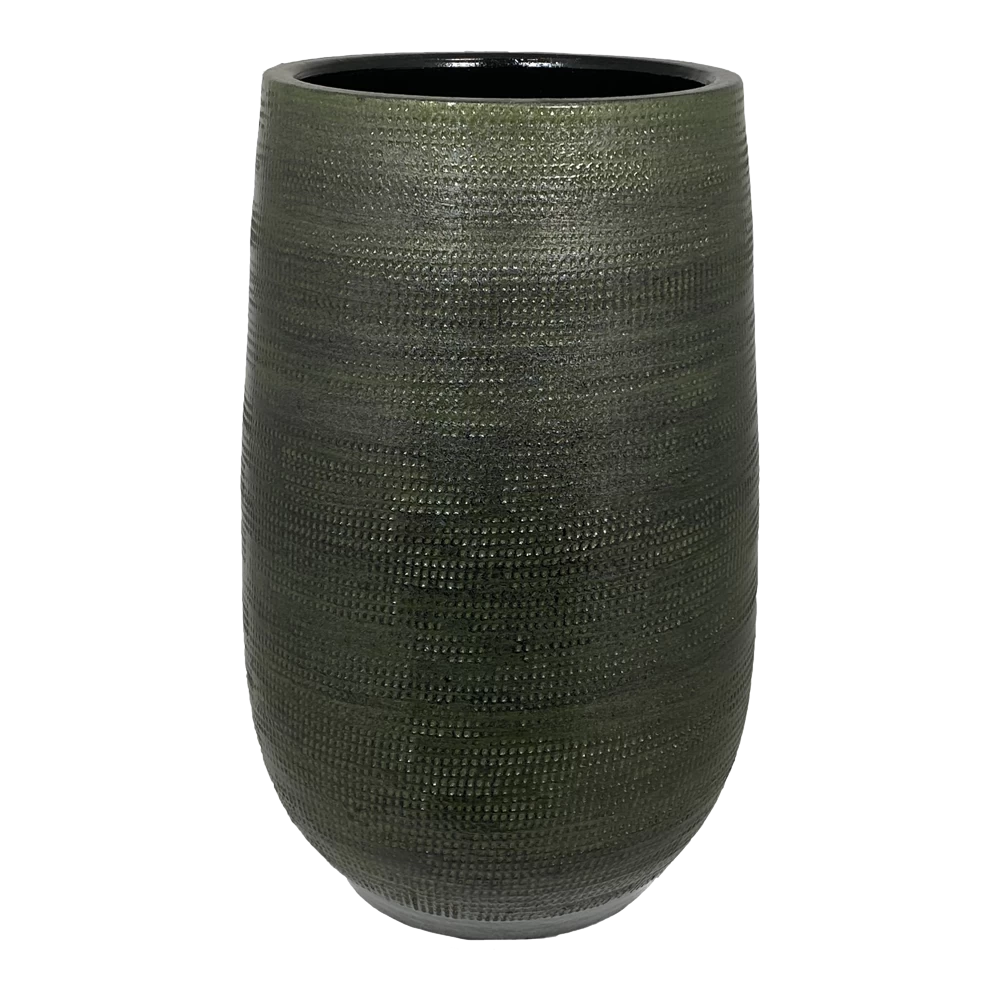 Bloempot Tokio Hoog - D28 X H60cm - Groen