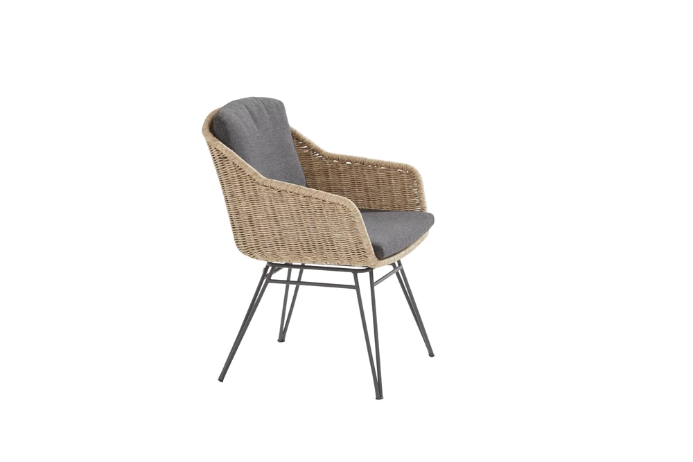 Bohemian Dining Stoel - Naturel - Incl. Kussens - Afbeelding 4