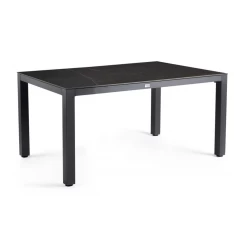 Briga Dining Tafel Dekton Top Kelya - 180 X 100 Cm - Charcoal Frame