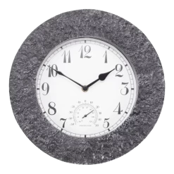 Buitenklok Stonegate Granite - 2in1 - 30cm