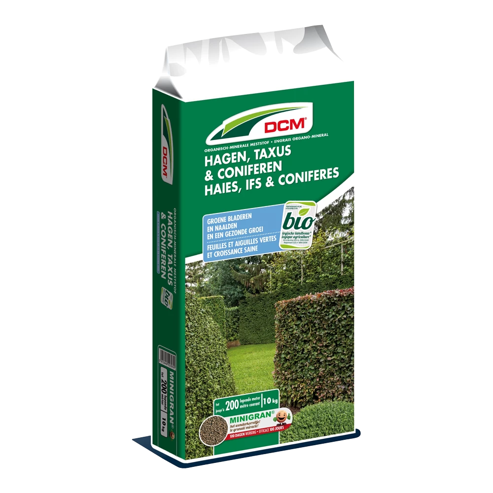 DCM Meststof Hagen, Taxus & Coniferen - 10kg - Tuinplanten Voeding