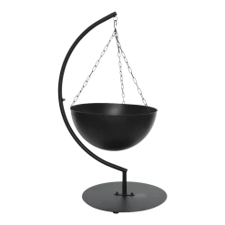 Hangende Vuurschaal - D60cm - Zwart
