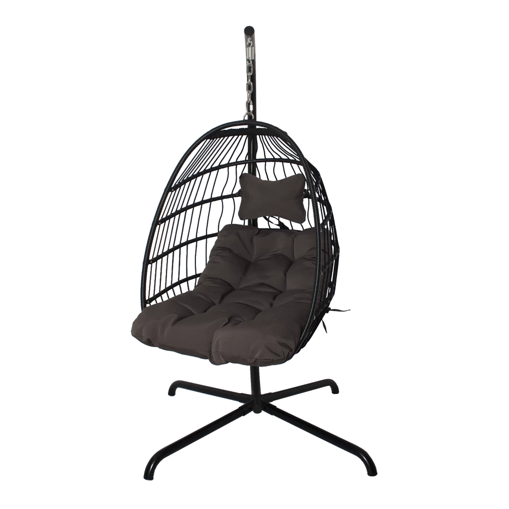 Hangstoel Norway - Inklapbaar - Zwart/Bruin