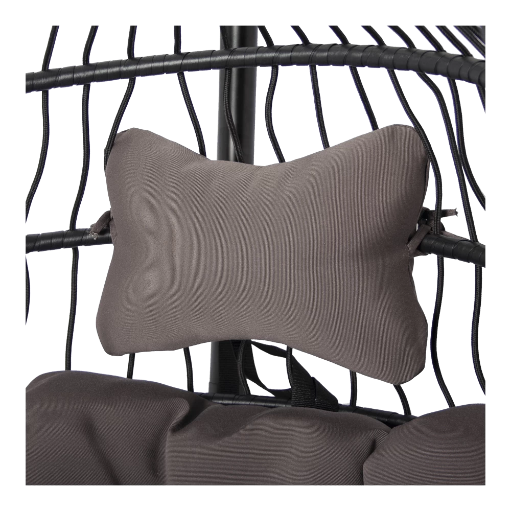 Hangstoel Norway - Inklapbaar - Zwart/Bruin - Afbeelding 2