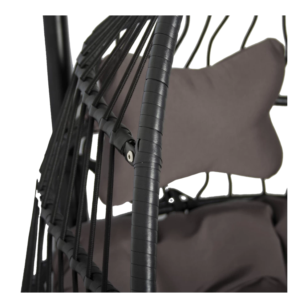 Hangstoel Norway - Inklapbaar - Zwart/Bruin - Afbeelding 4