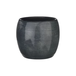 Bloempot Lester - D20 X H18cm - Donkerblauw