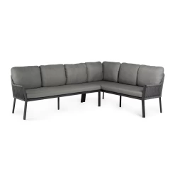 Liv Lounge Dining Set Right Charcoal