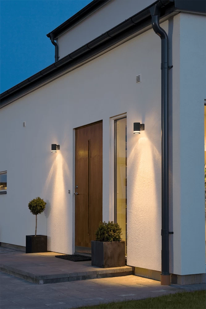 Konstsmide Modena 230V Wandlamp Triade Neerwaarts Single Strip 13.5cm, GU10, Max 35W - Afbeelding 2