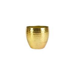 Bloempot Kody Metaal - D17 X H15cm - Goud