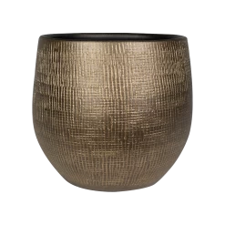 Bloempot Ryan - D31 X H28cm - Shiny Gold