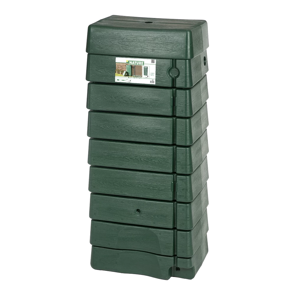 Regentank 276L Kunststof - Groen - H135x60x40cm - Nature - Afbeelding 2
