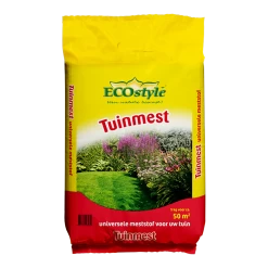 EcoStyle Tuinmest 5kg - Tuinplanten Voeding, Gazonmeststof