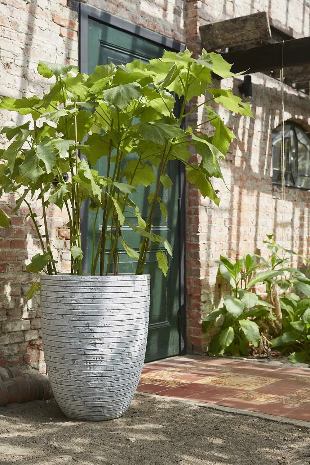 Capi Bloempot Nature Elegant Row NL - D34 X H47cm - Ivoor - Afbeelding 2